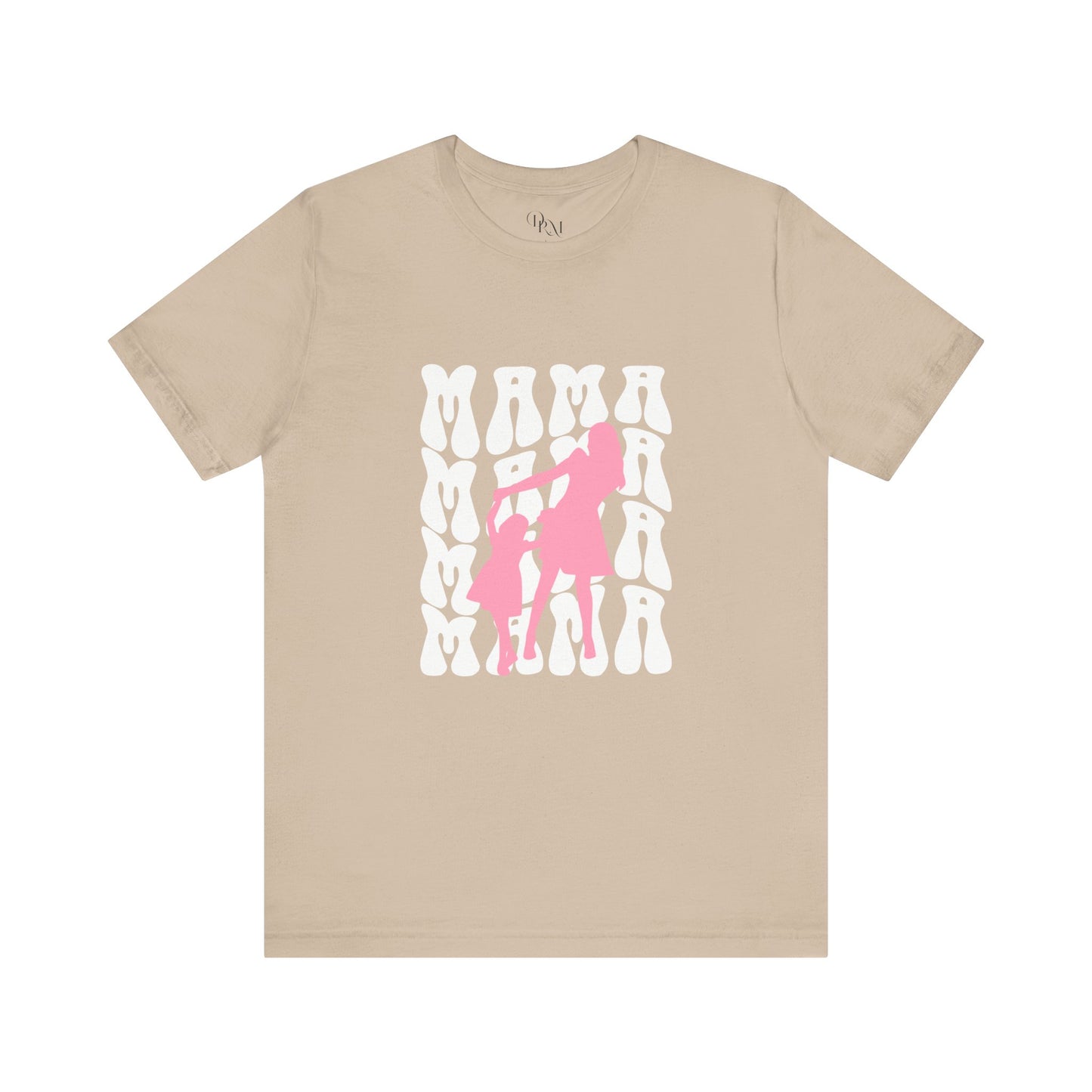 Chic Feminine Silhouette Tee, Mother's day, Girl mom, Mama of a girl - DiRoMi