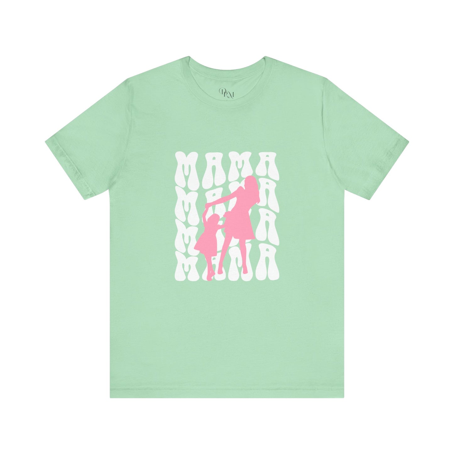 Chic Feminine Silhouette Tee, Mother's day, Girl mom, Mama of a girl - DiRoMi