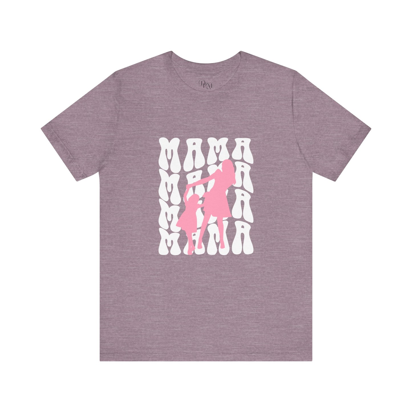 Chic Feminine Silhouette Tee, Mother's day, Girl mom, Mama of a girl - DiRoMi