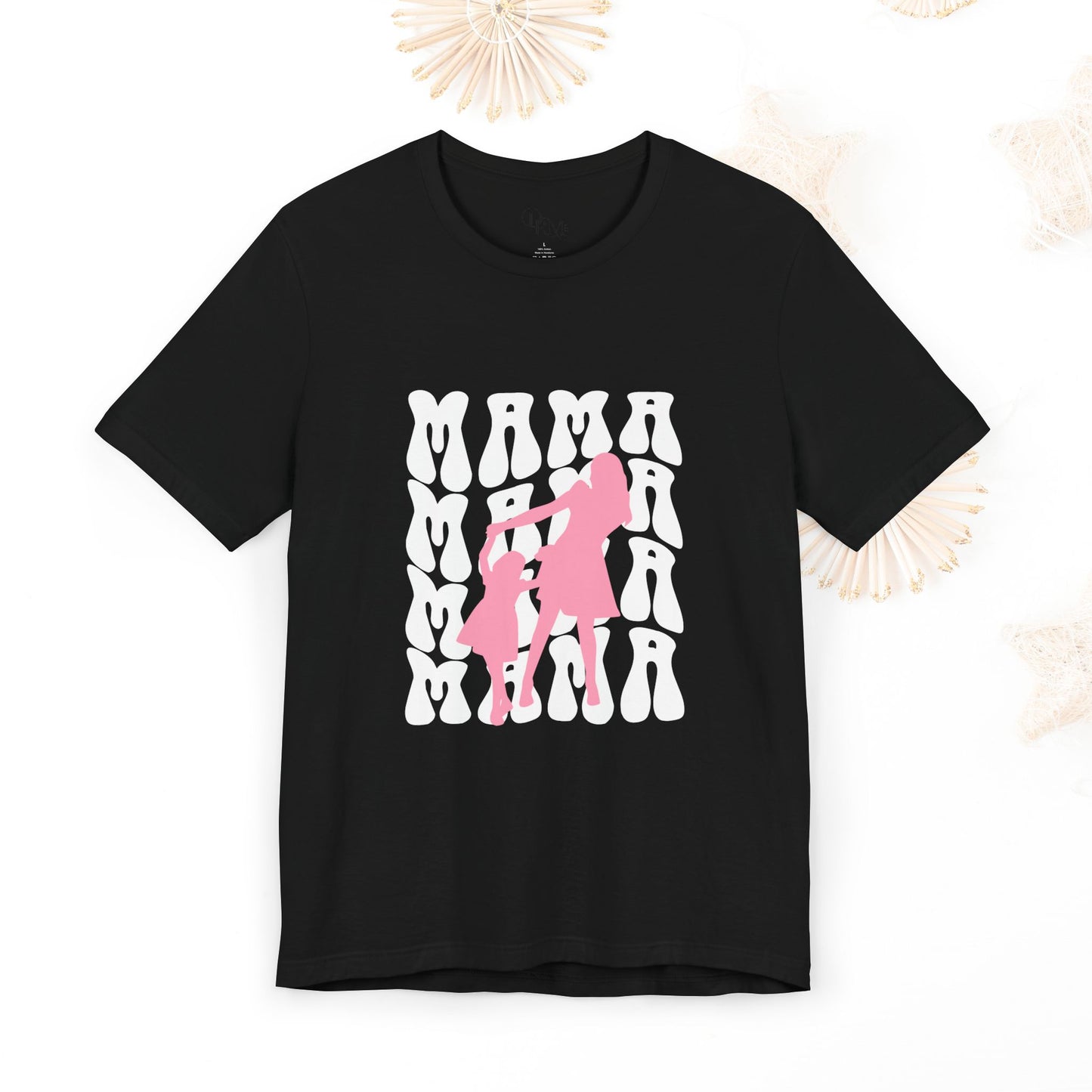 Chic Feminine Silhouette Tee, Mother's day, Girl mom, Mama of a girl - DiRoMi