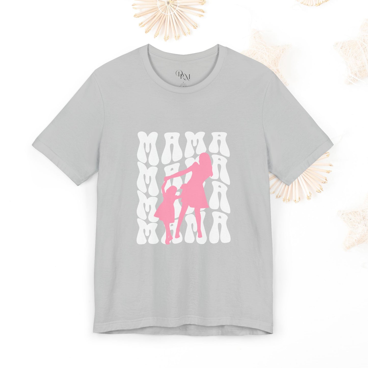 Chic Feminine Silhouette Tee, Mother's day, Girl mom, Mama of a girl - DiRoMi