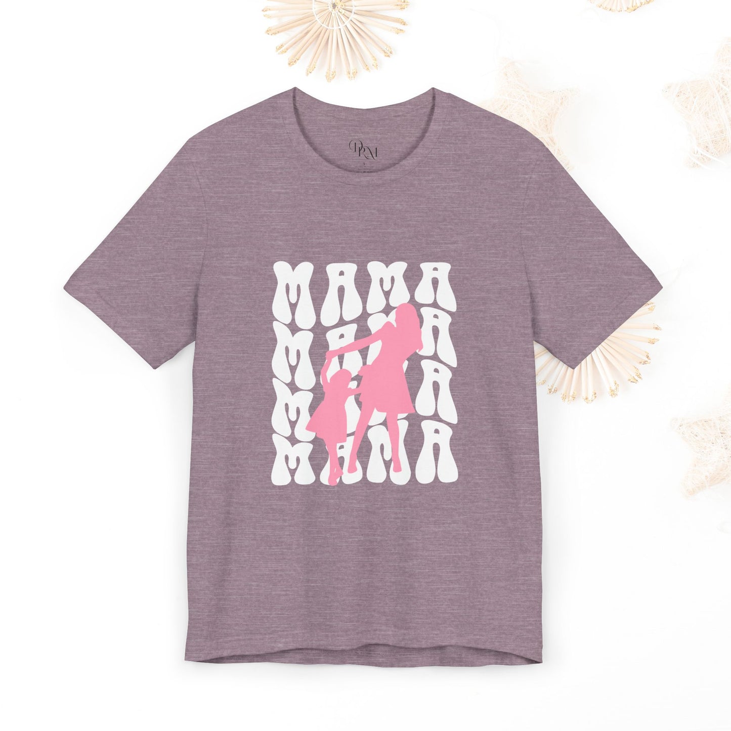 Chic Feminine Silhouette Tee, Mother's day, Girl mom, Mama of a girl - DiRoMi