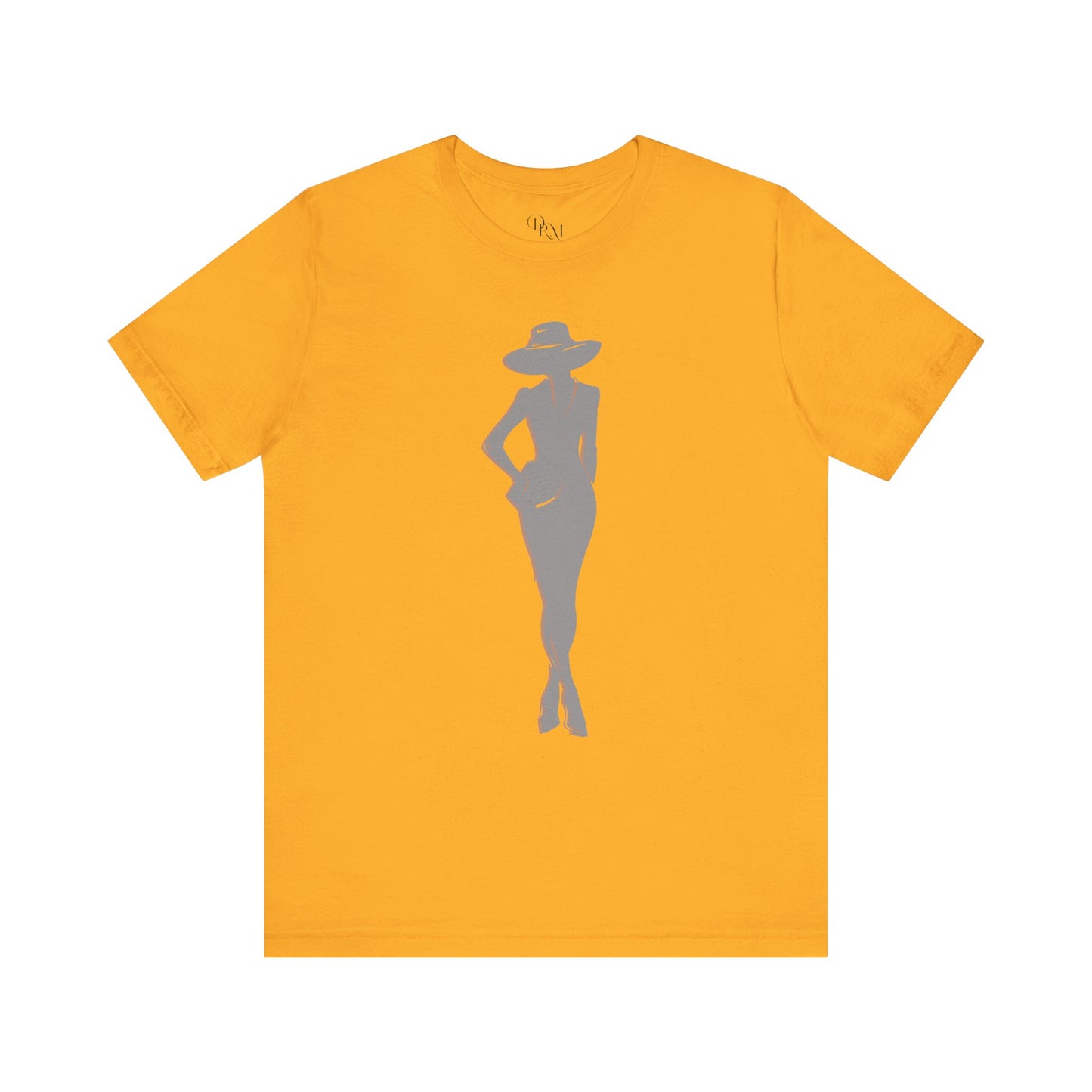 Chic Silhouette Tee: Stylish Unisex Short Sleeve T-Shirt, Casual Wear, Fashion Statement, Summer Essential, Gift Idea for Her - DiRoMi
