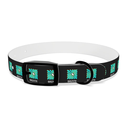Colorful 'Breathe' Dog Collar - Vibrant Floral Design for Stylish Pets - DiRoMi