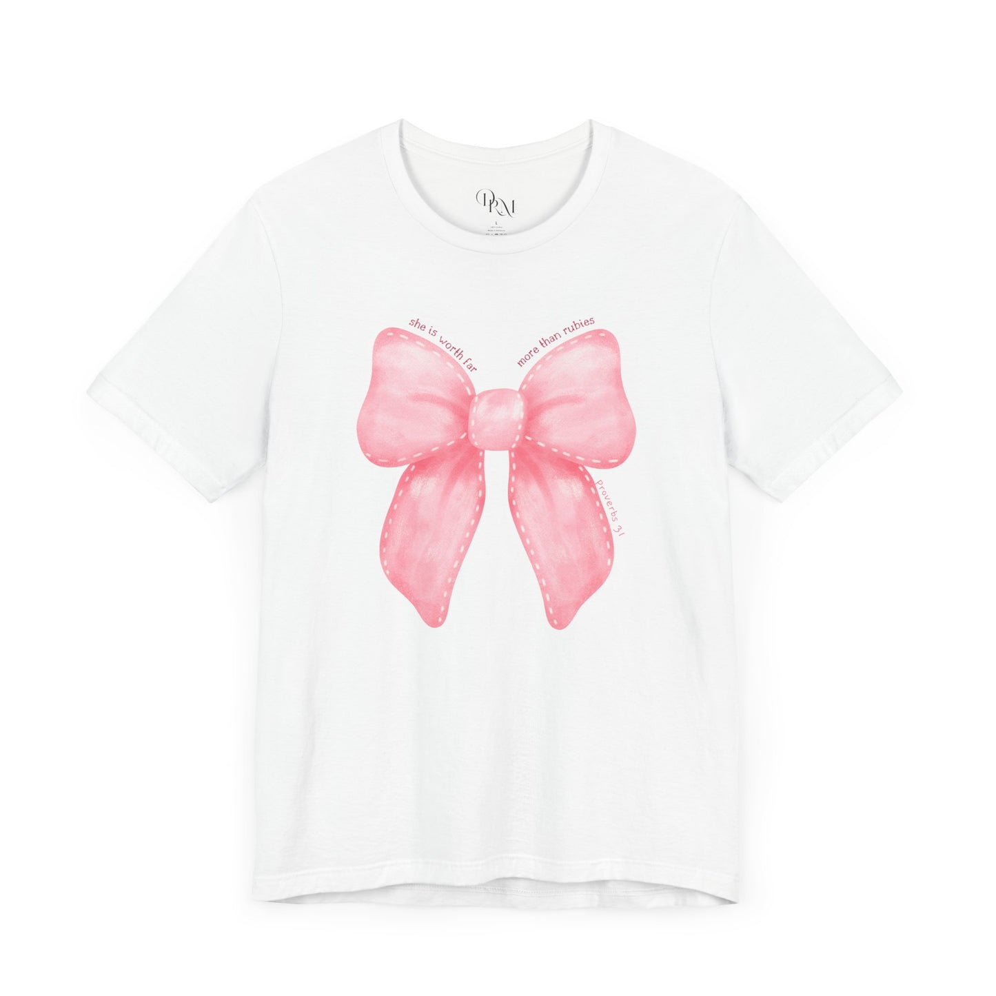 Coquette Pink Bow Tee, Coquette T Shirt, Messy Coquette, - DiRoMi