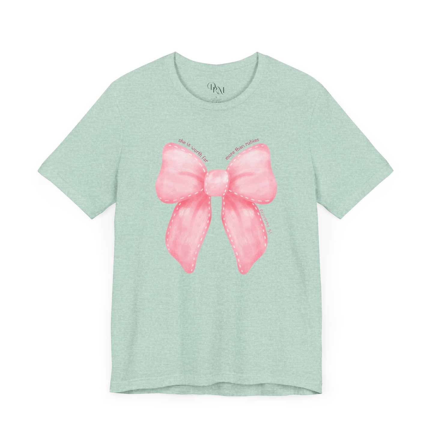 Coquette Pink Bow Tee, Coquette T Shirt, Messy Coquette, - DiRoMi