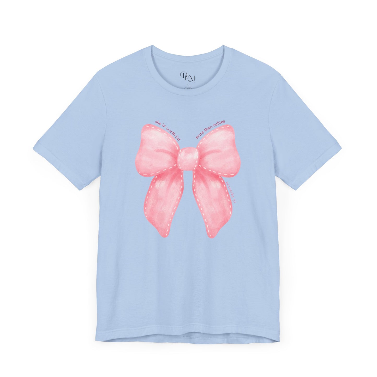 Coquette Pink Bow Tee, Coquette T Shirt, Messy Coquette, - DiRoMi