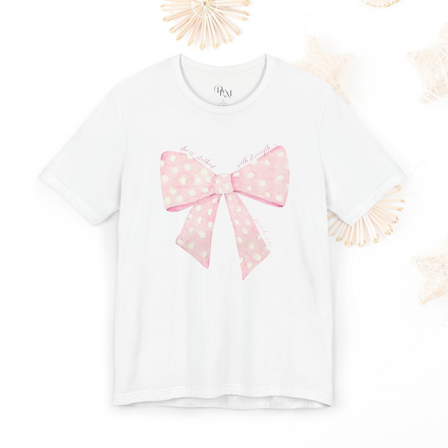 Coquette Polka Dot Bow Tee for Women, Coquette shirt - DiRoMi