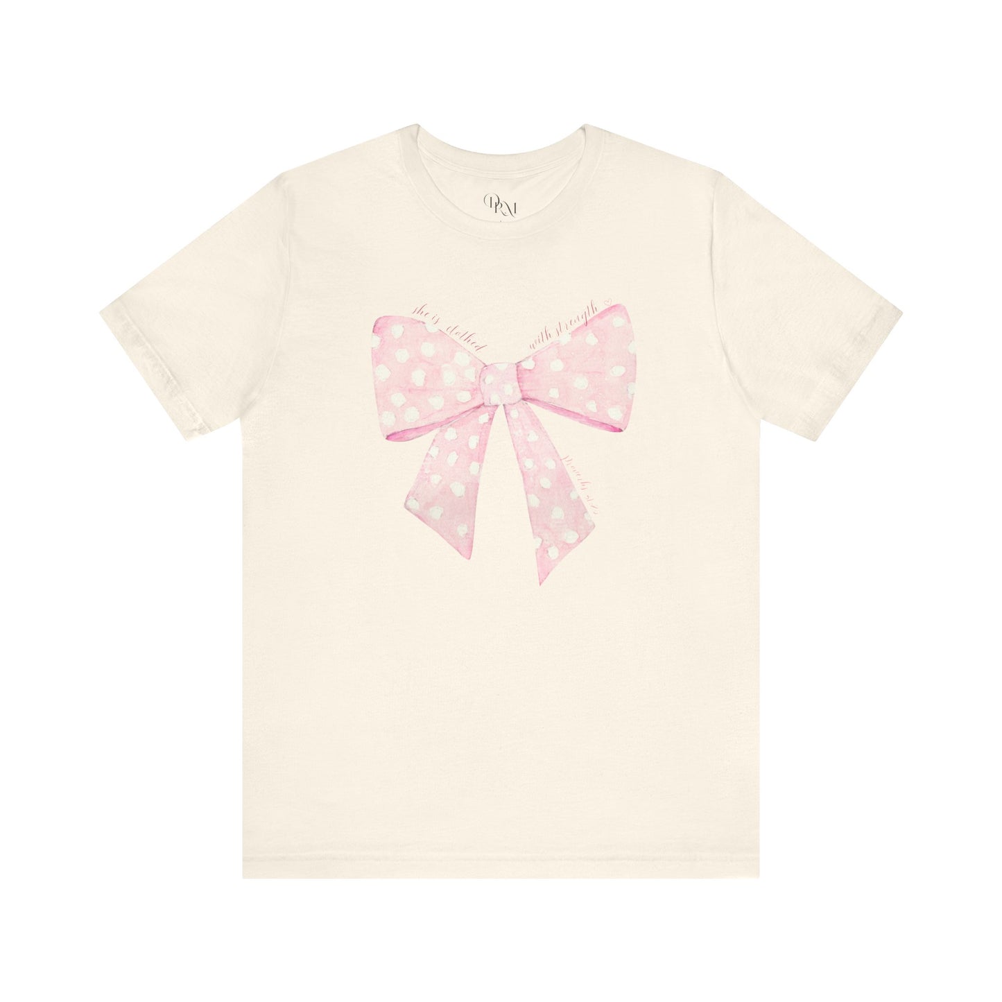 Coquette Polka Dot Bow Tee for Women, Coquette shirt - DiRoMi