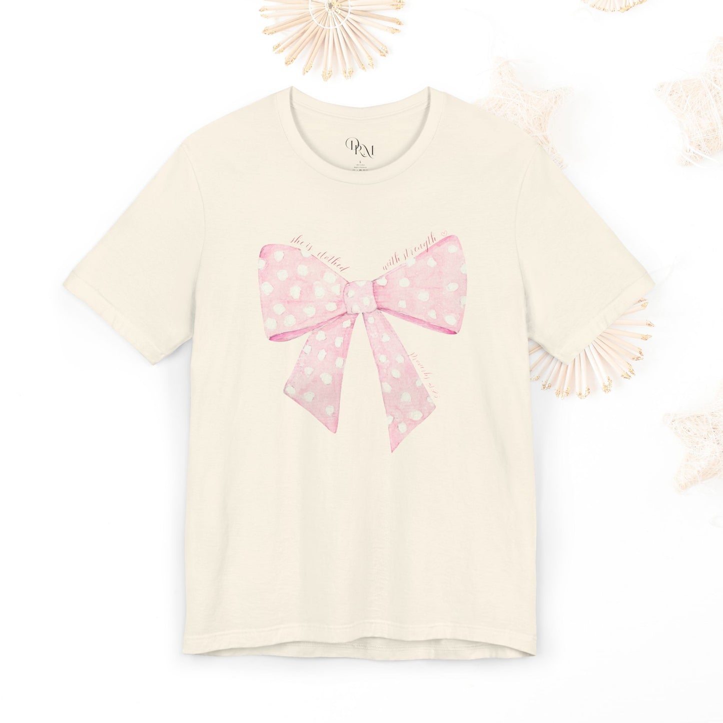 Coquette Polka Dot Bow Tee for Women, Coquette shirt - DiRoMi