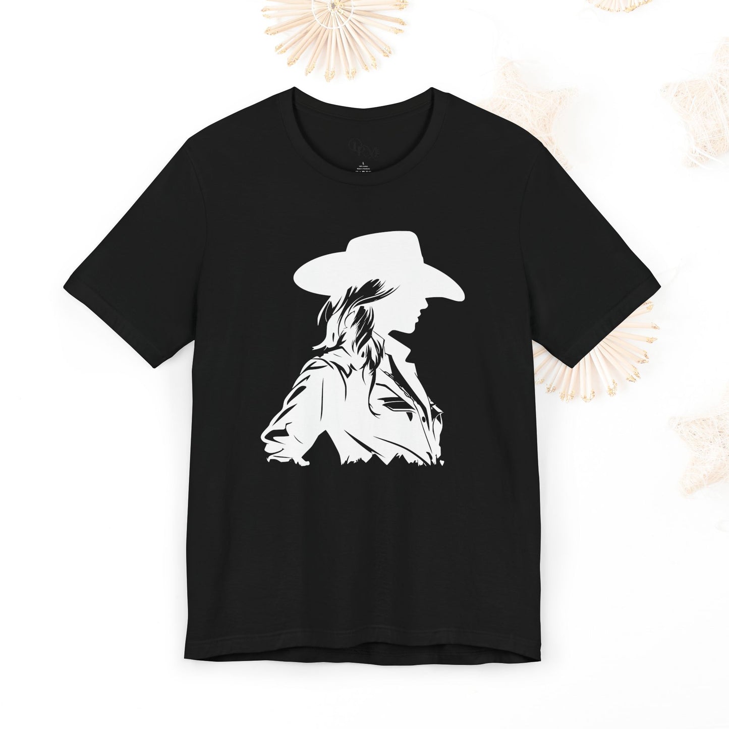 Cowboy Silhouette T-Shirt, Unisex Tee for Music Lovers, Western Theme Apparel, Gift for Rodeo Fans, Summer Top, Cowboy Style, Mother's day - DiRoMi