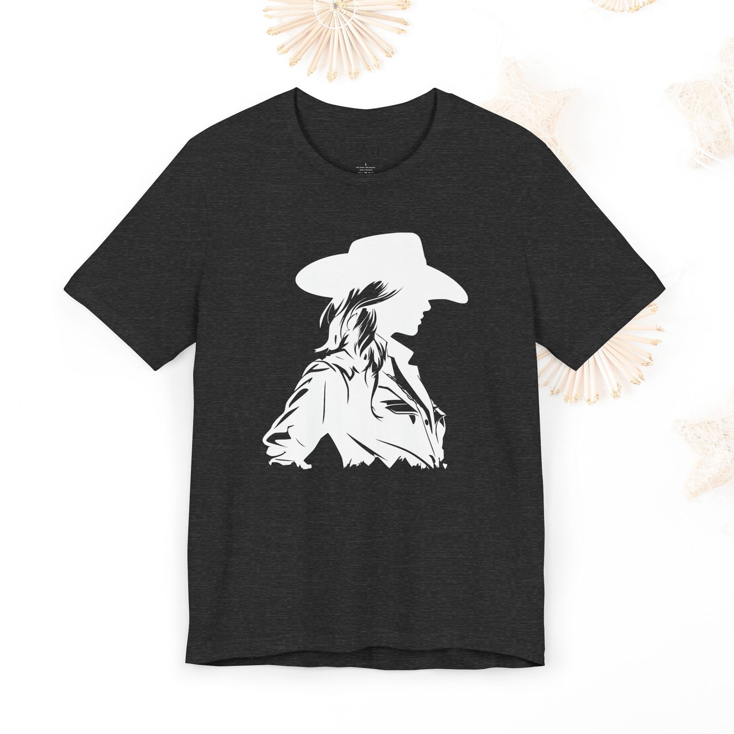 Cowboy Silhouette T-Shirt, Unisex Tee for Music Lovers, Western Theme Apparel, Gift for Rodeo Fans, Summer Top, Cowboy Style, Mother's day - DiRoMi