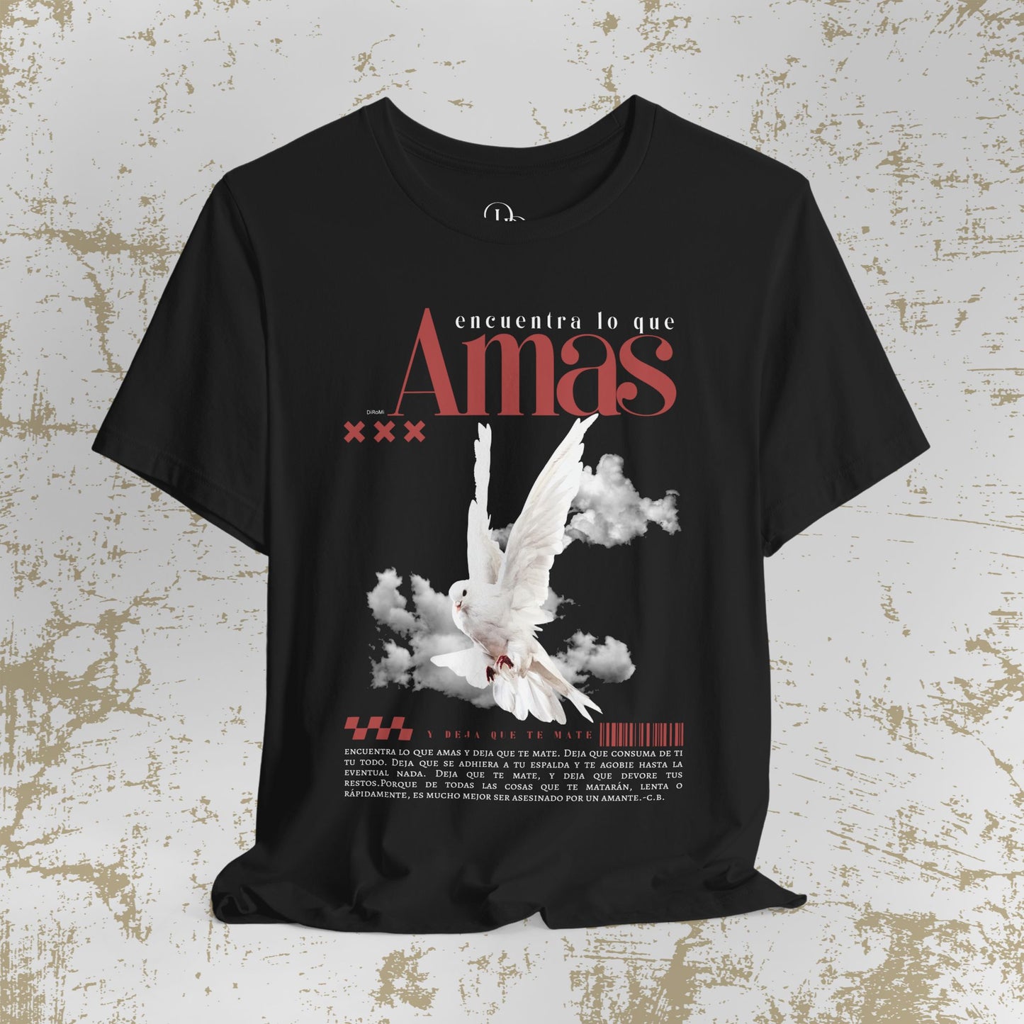 'Encuentra lo que Amas' camiseta, Vintage Fashion, Unisex Graphic - DiRoMi