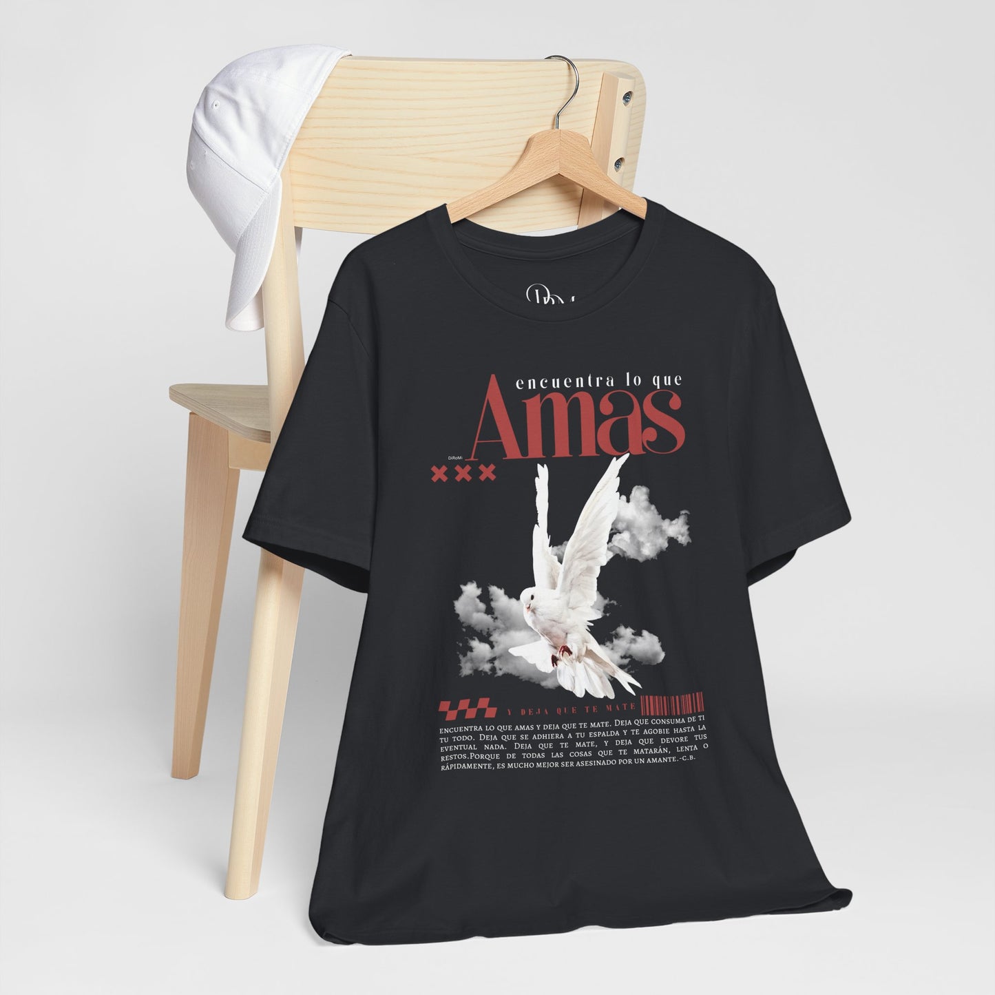 'Encuentra lo que Amas' camiseta, Vintage Fashion, Unisex Graphic - DiRoMi
