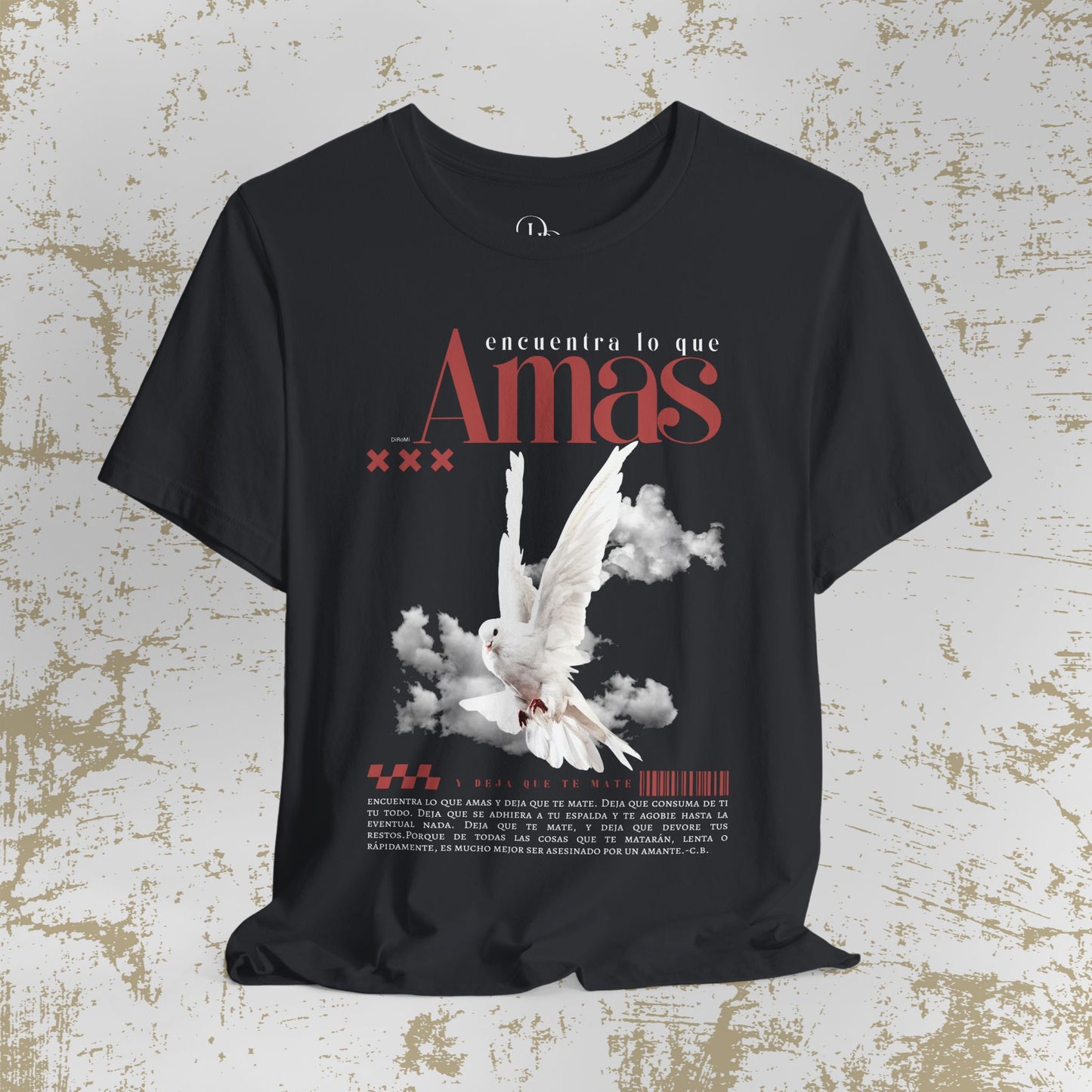 'Encuentra lo que Amas' camiseta, Vintage Fashion, Unisex Graphic - DiRoMi