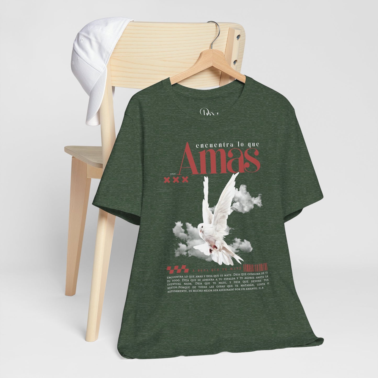 'Encuentra lo que Amas' camiseta, Vintage Fashion, Unisex Graphic - DiRoMi