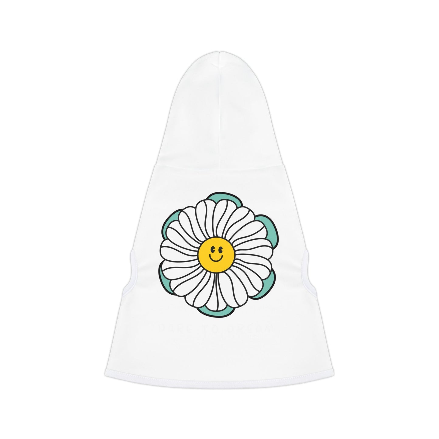 Happy Daisy Pet Hoodie - Cozy Floral Dog Wear for Stylish Pets - DiRoMi