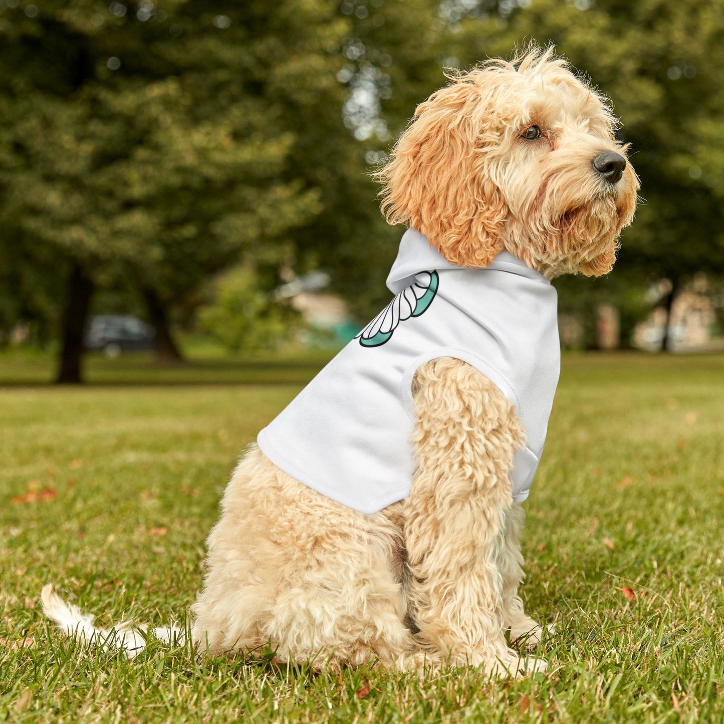 Happy Daisy Pet Hoodie - Cozy Floral Dog Wear for Stylish Pets - DiRoMi