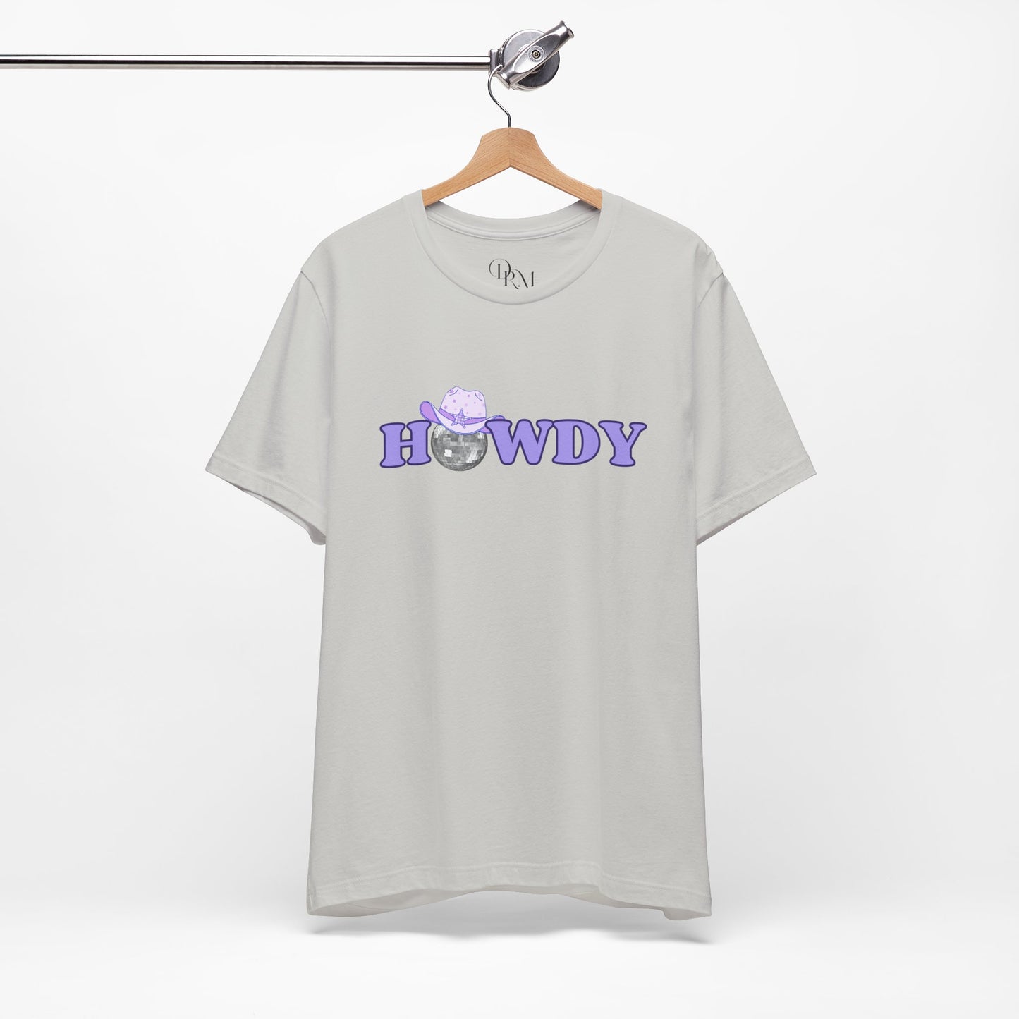'Howdy' Jersey Tee - Cute Graphic Tee - DiRoMi