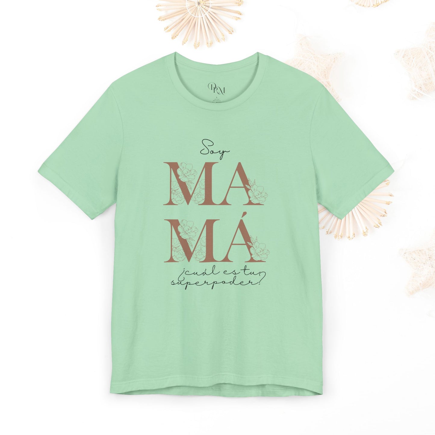 Mamá: Mother's day gift, Mother, Mom Life Unisex Tee - Perfect for Mother's Day, Soft and Comfortable T-Shirt. Mom shirts - DiRoMi