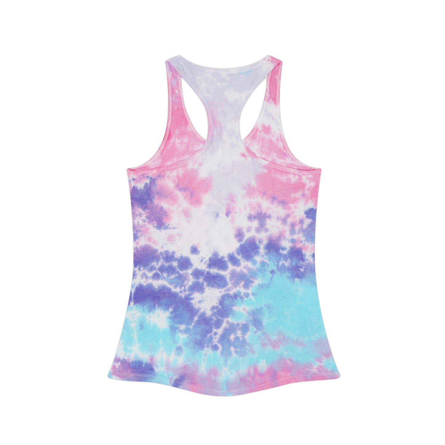 Mama Tie Dye Racerback Tank Top - Fun Summer Top, Gift for Moms, Casual Wear, Festival Style, Beach Vacation Outfit, mother's day - DiRoMi