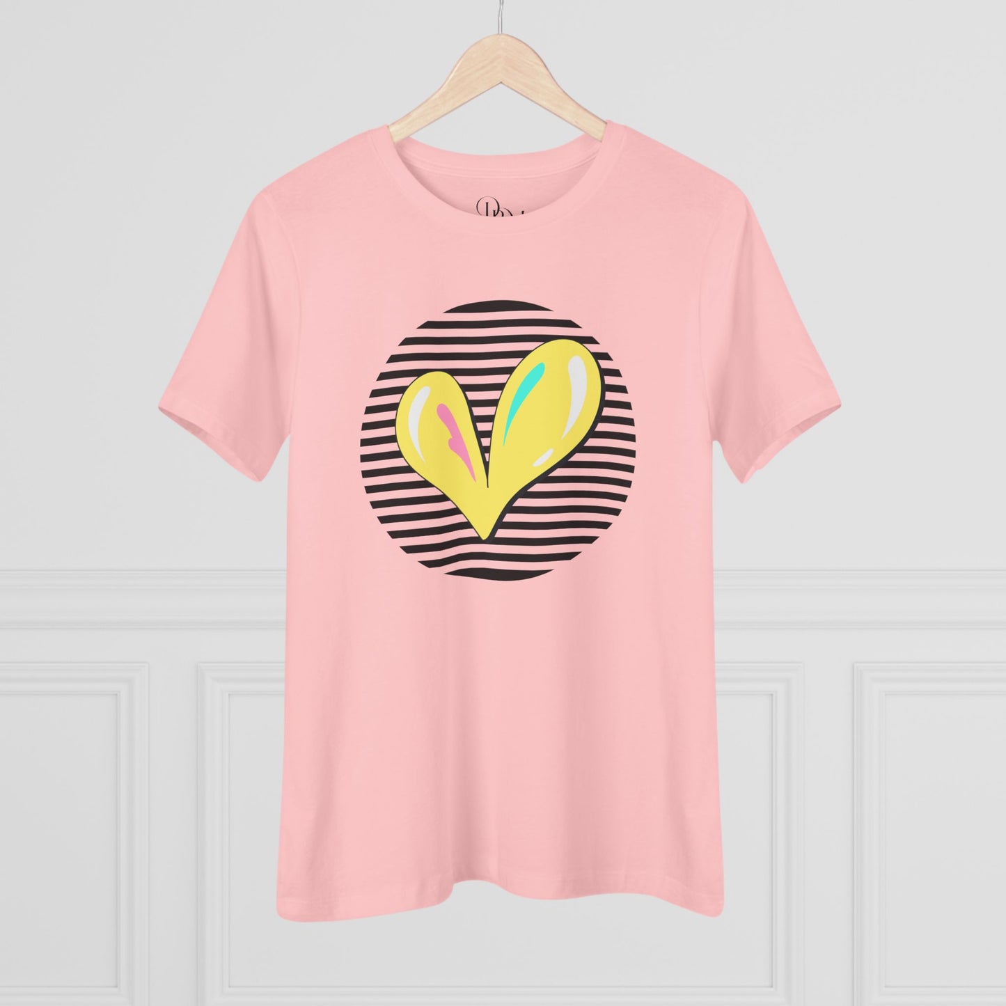 Maximalist Heart Graphic Tee for Women - Soft Cotton T-Shirt, women shirt - DiRoMi