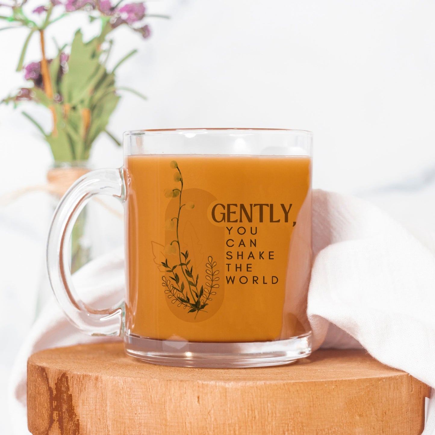 Mug Glass, personalized Glass , Gifts - DiRoMi