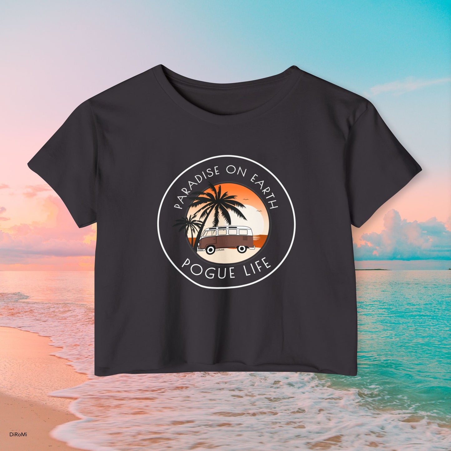 Paradise On Earth Women's Festival Crop Top - DiRoMi