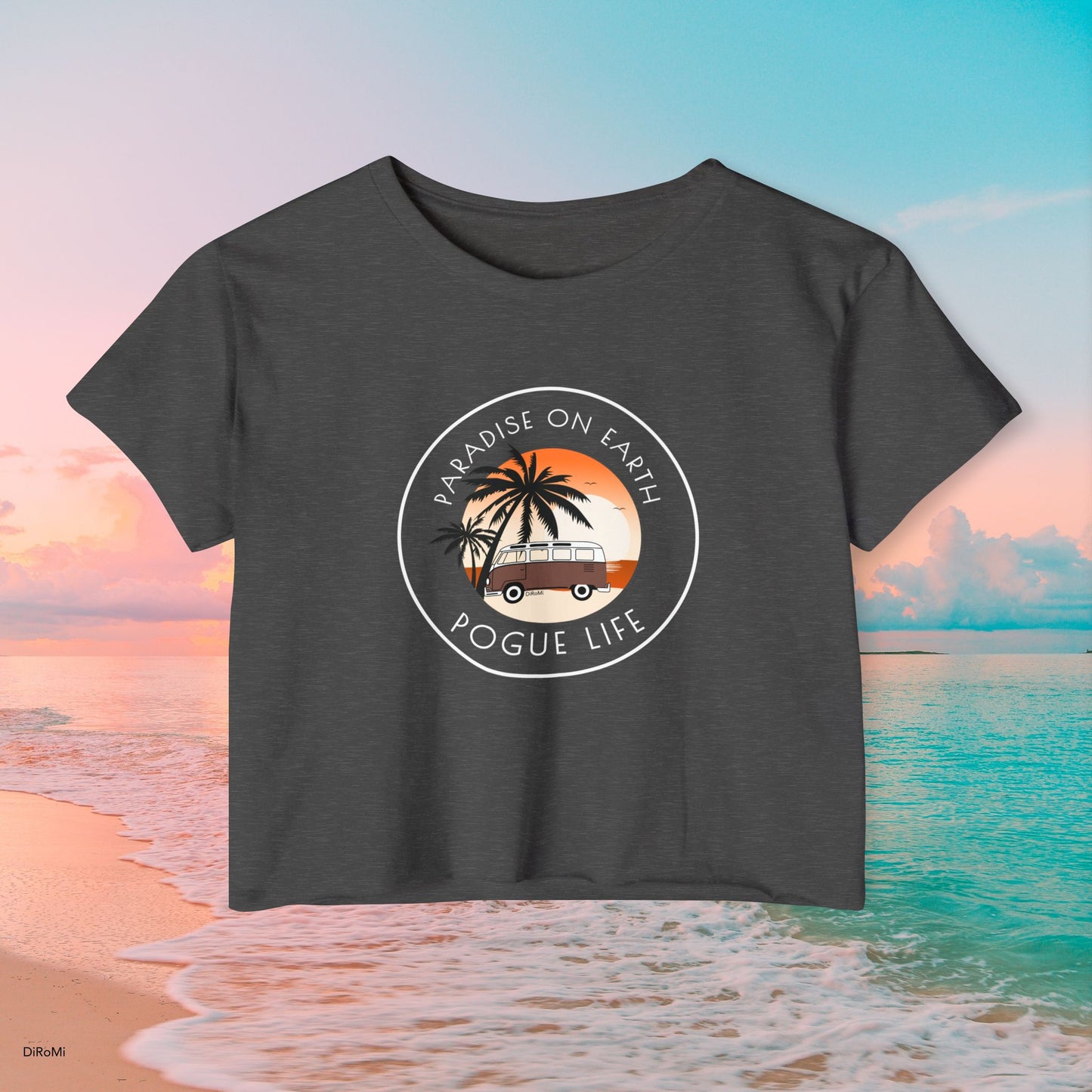 Paradise On Earth Women's Festival Crop Top - DiRoMi