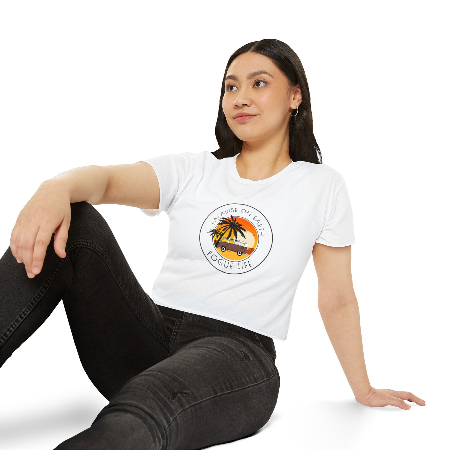 Paradise On Earth Women's Festival Crop Top - DiRoMi