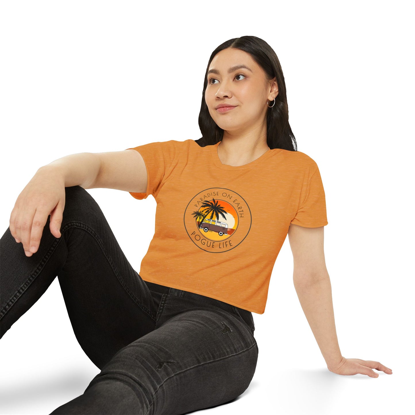 Paradise On Earth Women's Festival Crop Top - DiRoMi