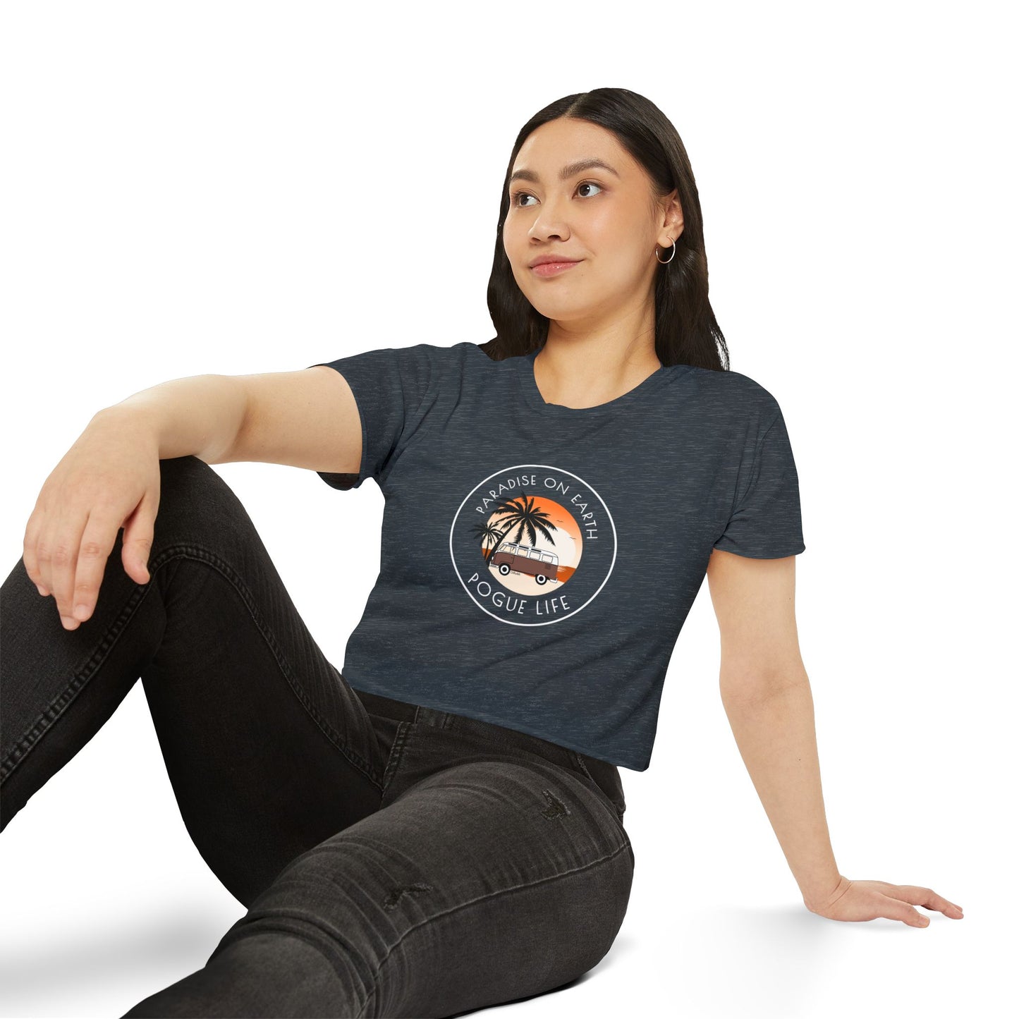Paradise On Earth Women's Festival Crop Top - DiRoMi