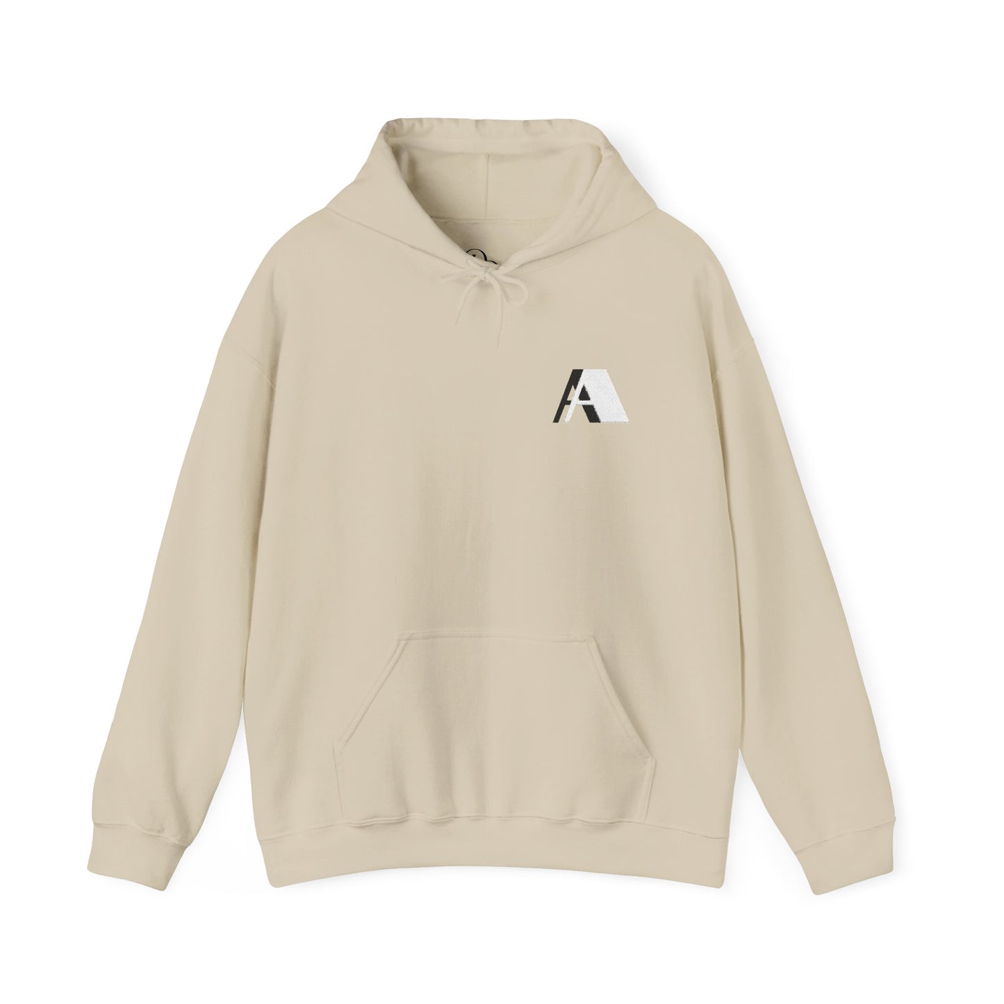 Personalized Minimalist Unisex Hoodie with Stylish Letter Print - Comfortable Heavy Blend Sweatshirt - DiRoMi