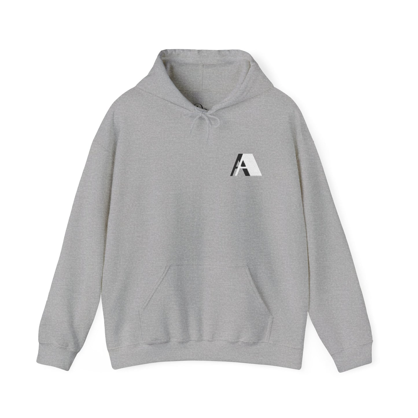 Personalized Minimalist Unisex Hoodie with Stylish Letter Print - Comfortable Heavy Blend Sweatshirt - DiRoMi