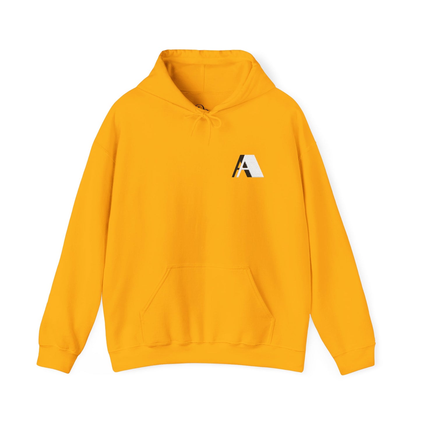 Personalized Minimalist Unisex Hoodie with Stylish Letter Print - Comfortable Heavy Blend Sweatshirt - DiRoMi