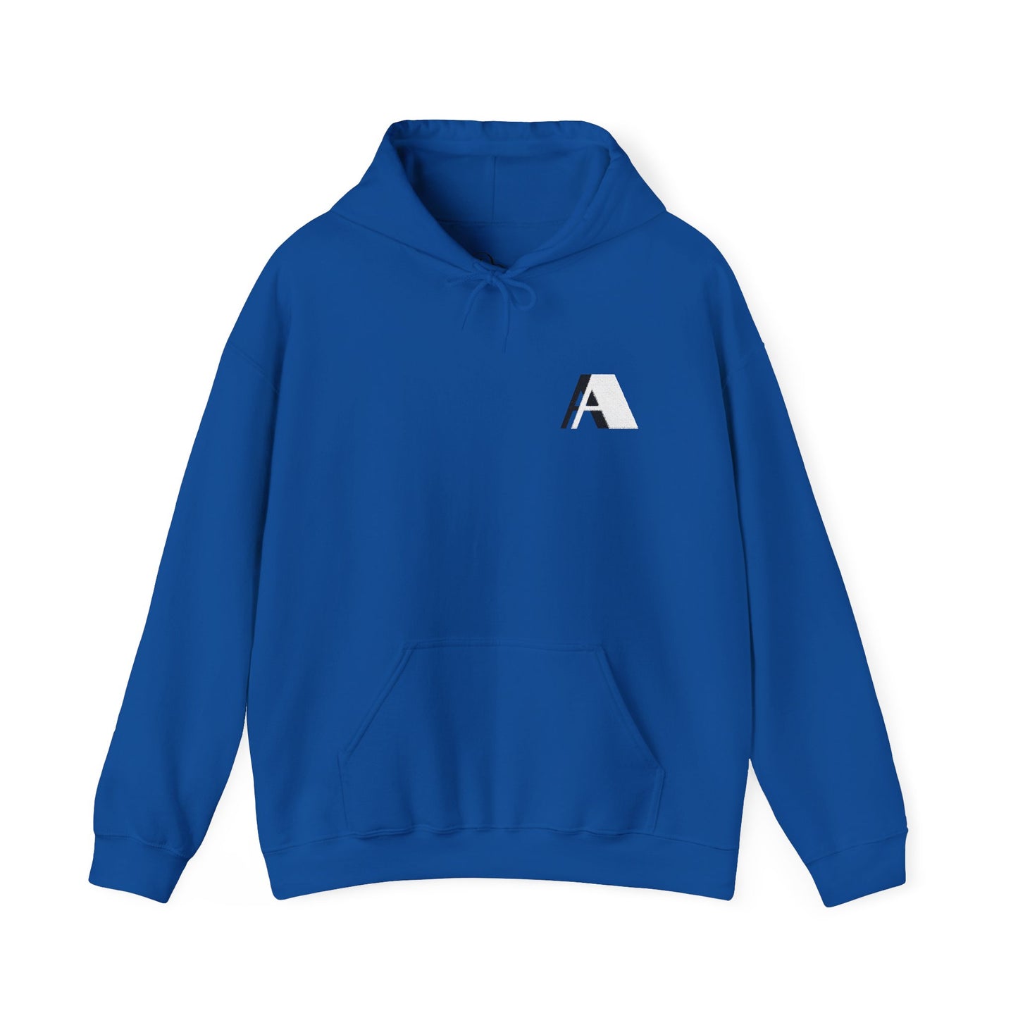 Personalized Minimalist Unisex Hoodie with Stylish Letter Print - Comfortable Heavy Blend Sweatshirt - DiRoMi