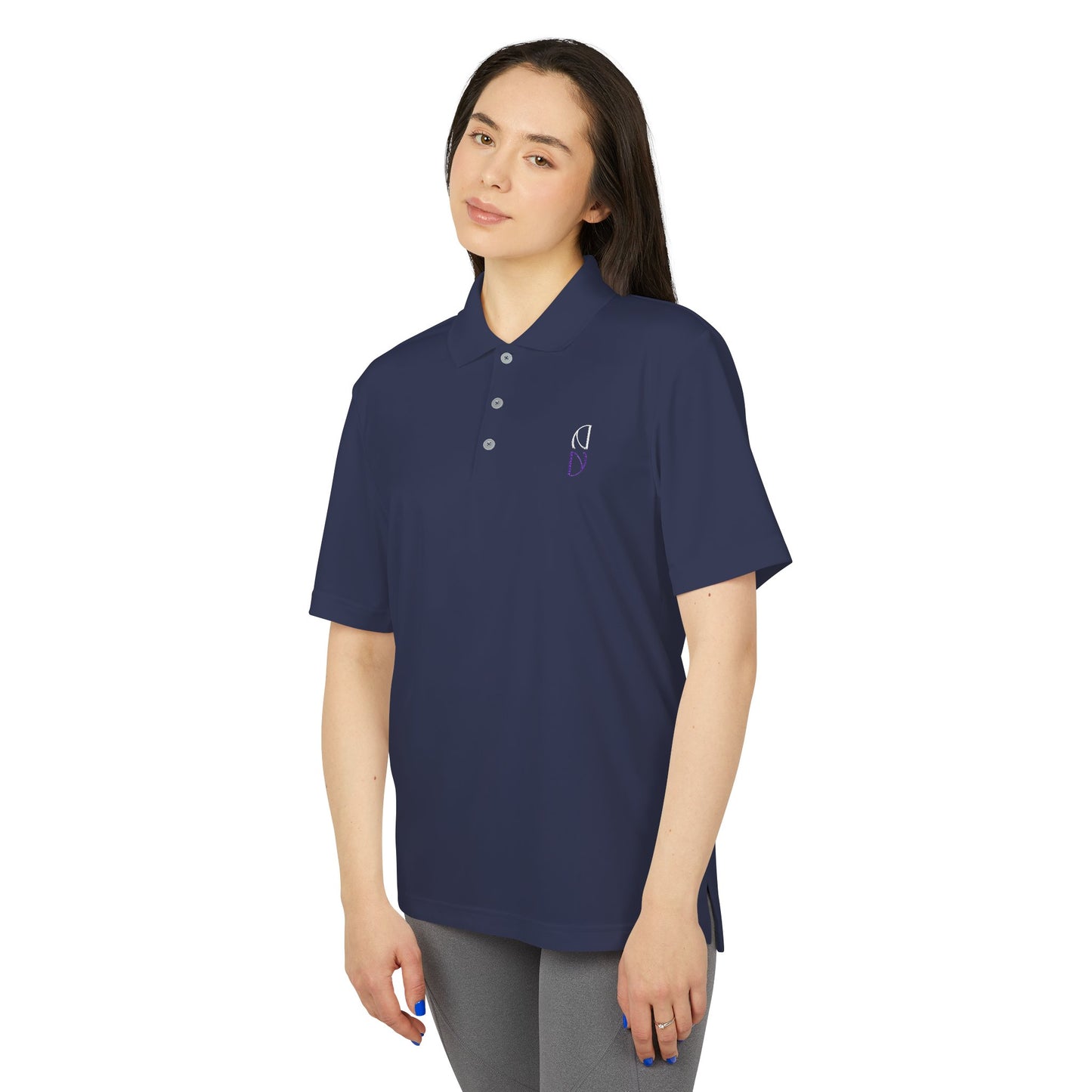 Personalized adidas Men's Performance Polo - Vibrant Orange Activewear Embroidery - DiRoMi