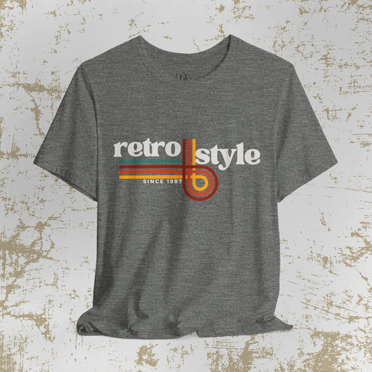 Retro Style Unisex Jersey Tee - Vintage 1987 Design - DiRoMi