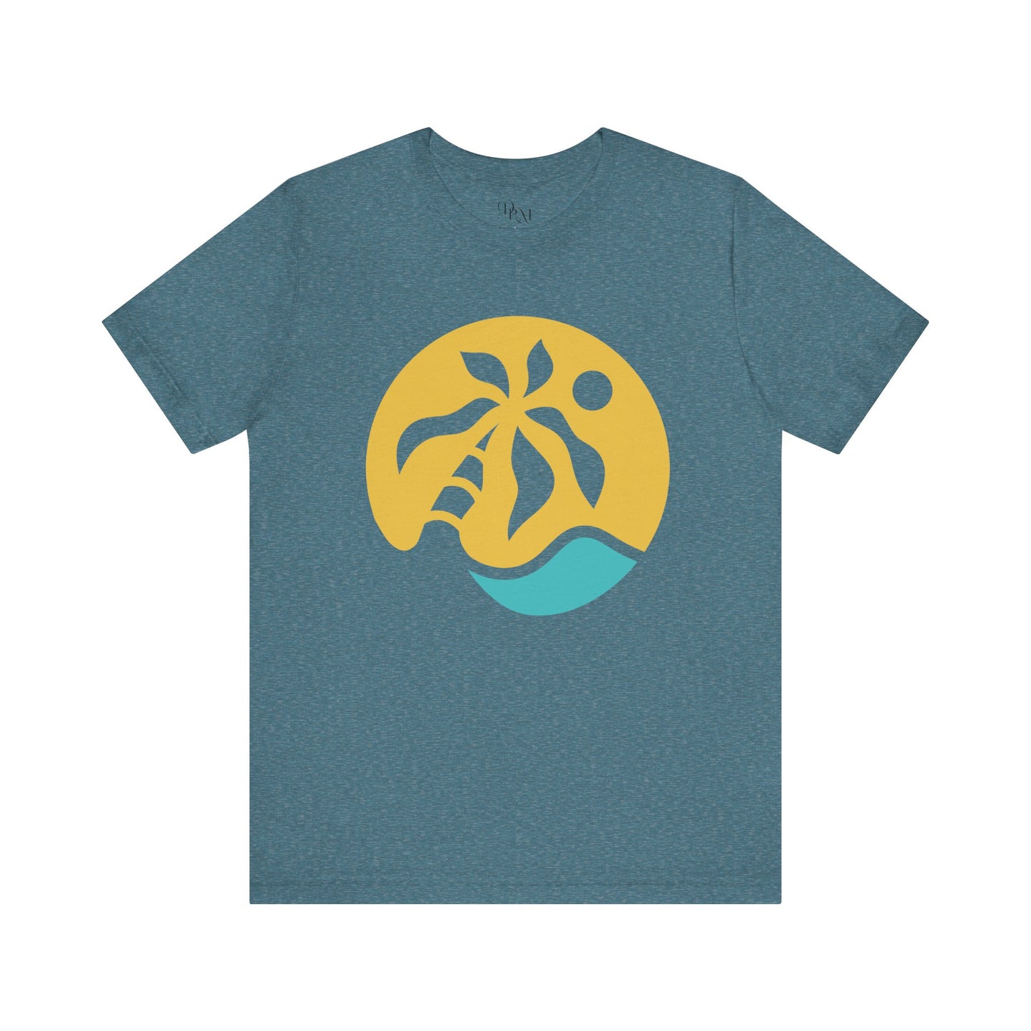 Summer Tropical Vibes Unisex Tee, Summer Shirt, Beach Wear, Vacation Apparel, Gift for Travelers, Casual Everyday Wear, Nautical Shirt - DiRoMi
