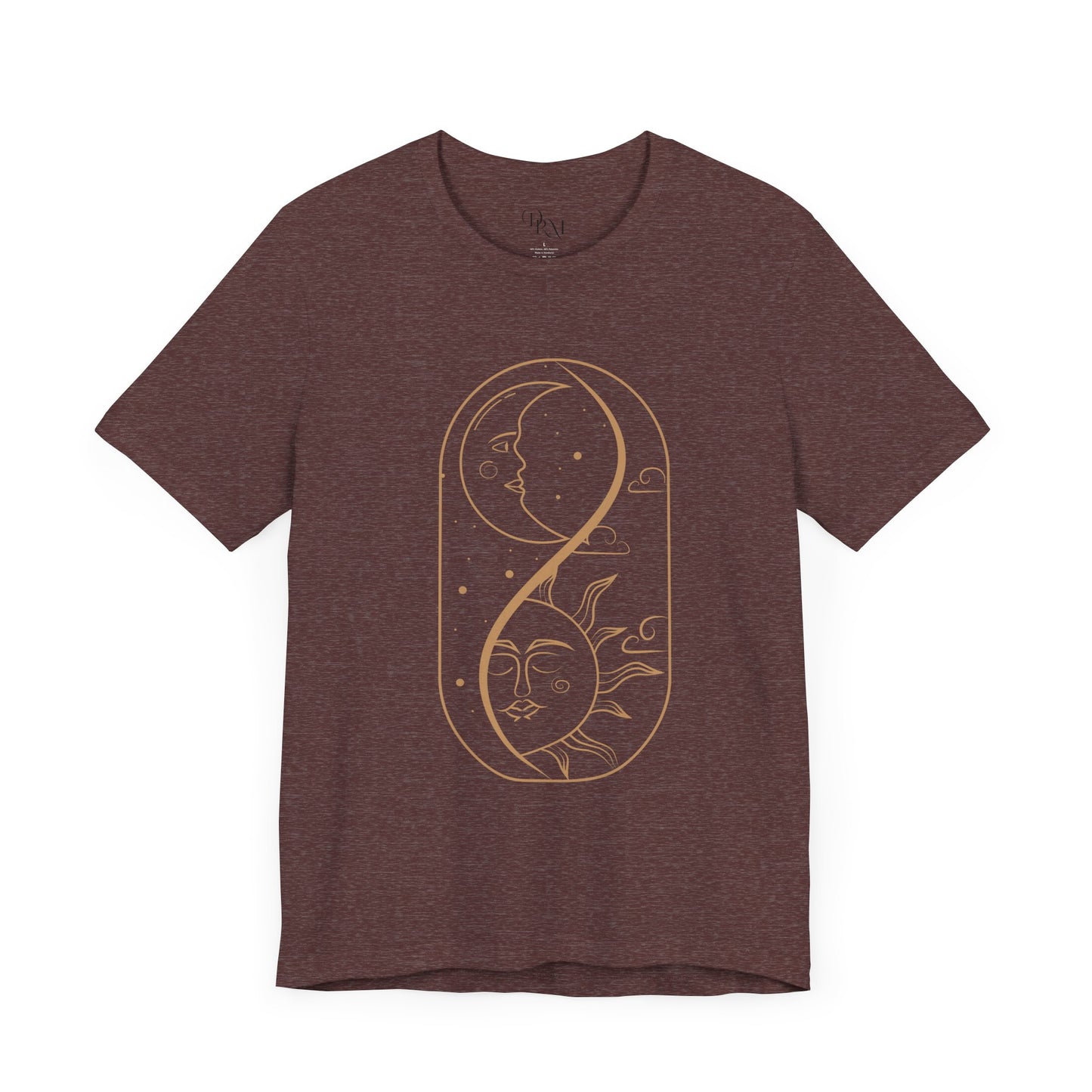 Sun and Moon Graphic Tee, Celestial Shirt, Astrology Unisex T-Shirt, Gift for Dreamers, Casual Wear, Summer Fashion, Boho Style - DiRoMi