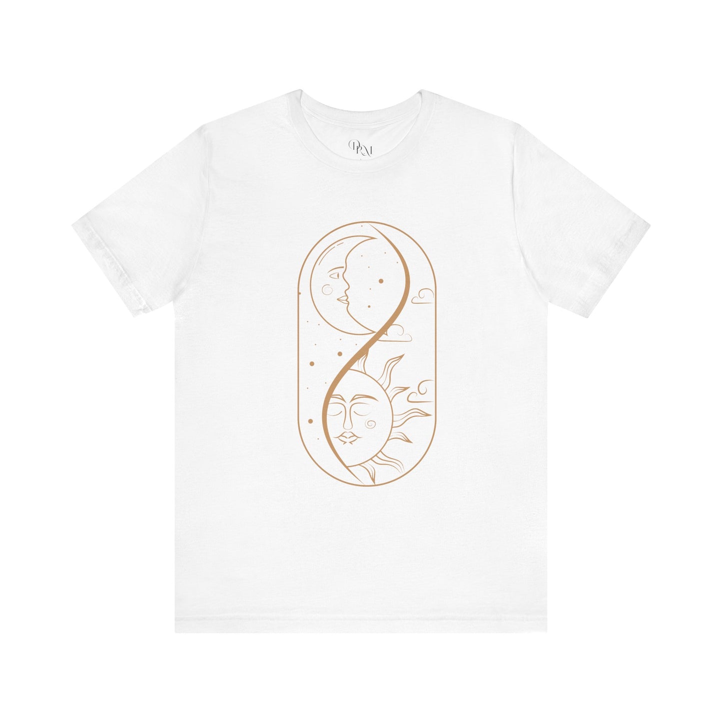 Sun and Moon Graphic Tee, Celestial Shirt, Astrology Unisex T-Shirt, Gift for Dreamers, Casual Wear, Summer Fashion, Boho Style - DiRoMi