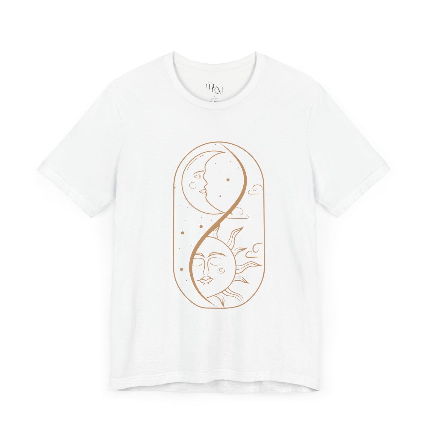 Sun and Moon Graphic Tee, Celestial Shirt, Astrology Unisex T-Shirt, Gift for Dreamers, Casual Wear, Summer Fashion, Boho Style - DiRoMi