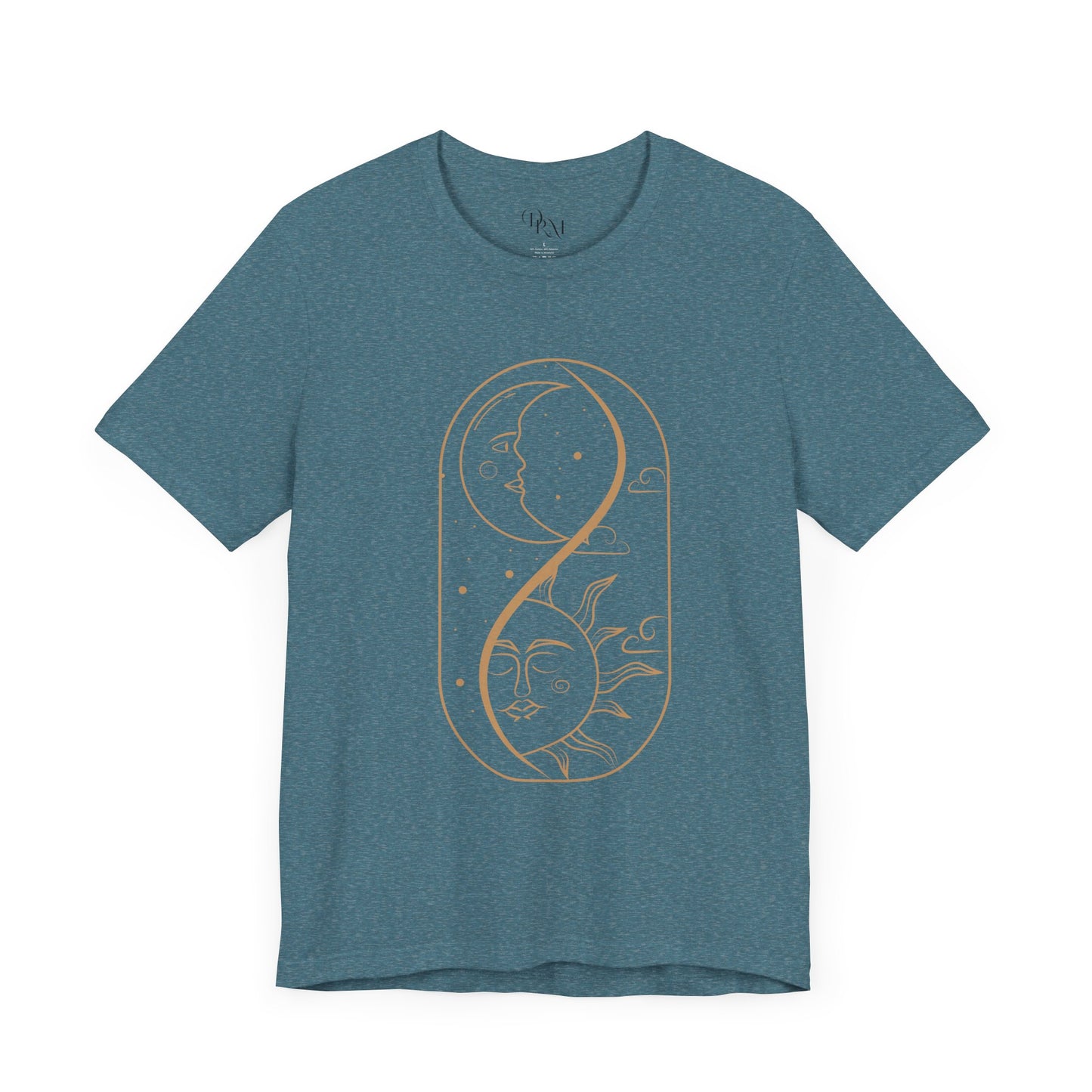 Sun and Moon Graphic Tee, Celestial Shirt, Astrology Unisex T-Shirt, Gift for Dreamers, Casual Wear, Summer Fashion, Boho Style - DiRoMi