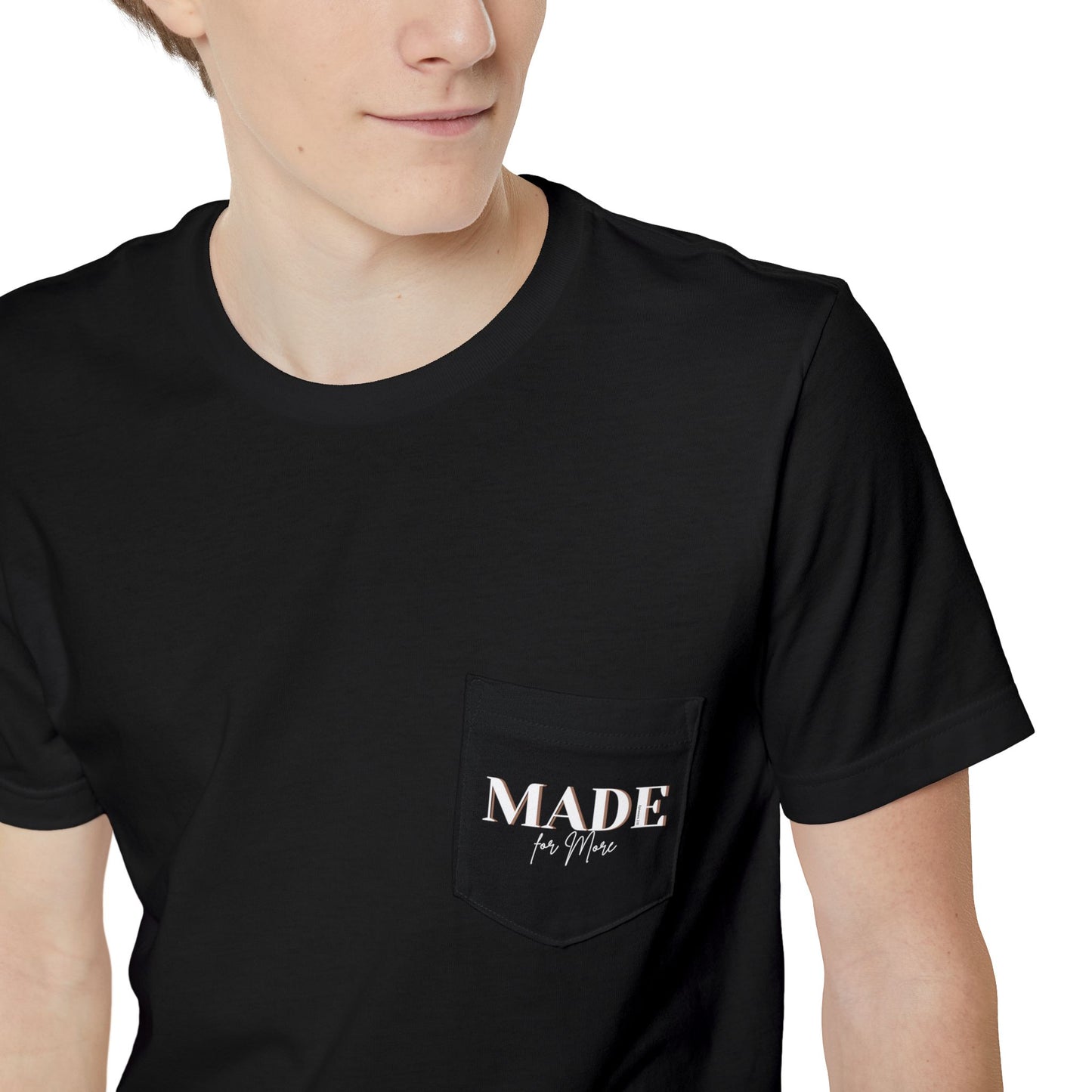 Wanderlust Pocket T-Shirt | Unisex Adventure Tee with Rose Design - DiRoMi