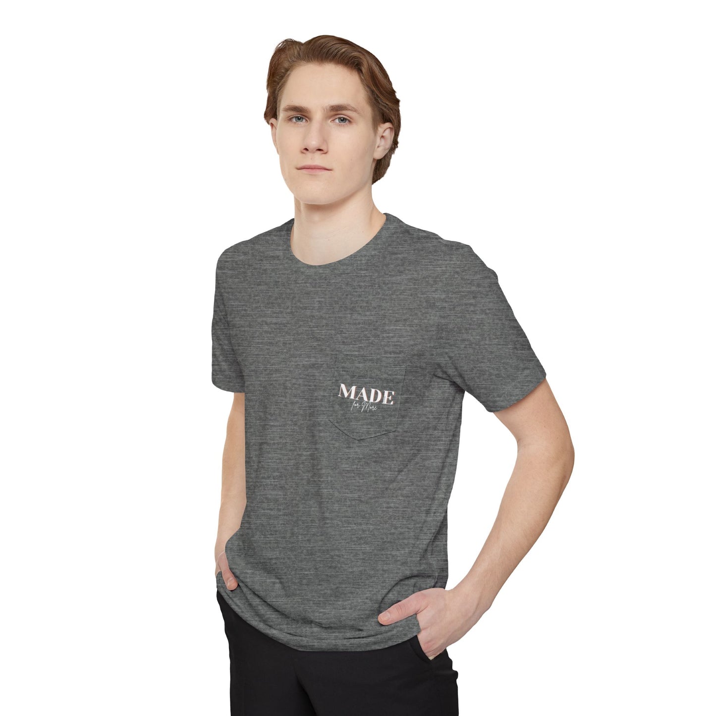 Wanderlust Pocket T-Shirt | Unisex Adventure Tee with Rose Design - DiRoMi