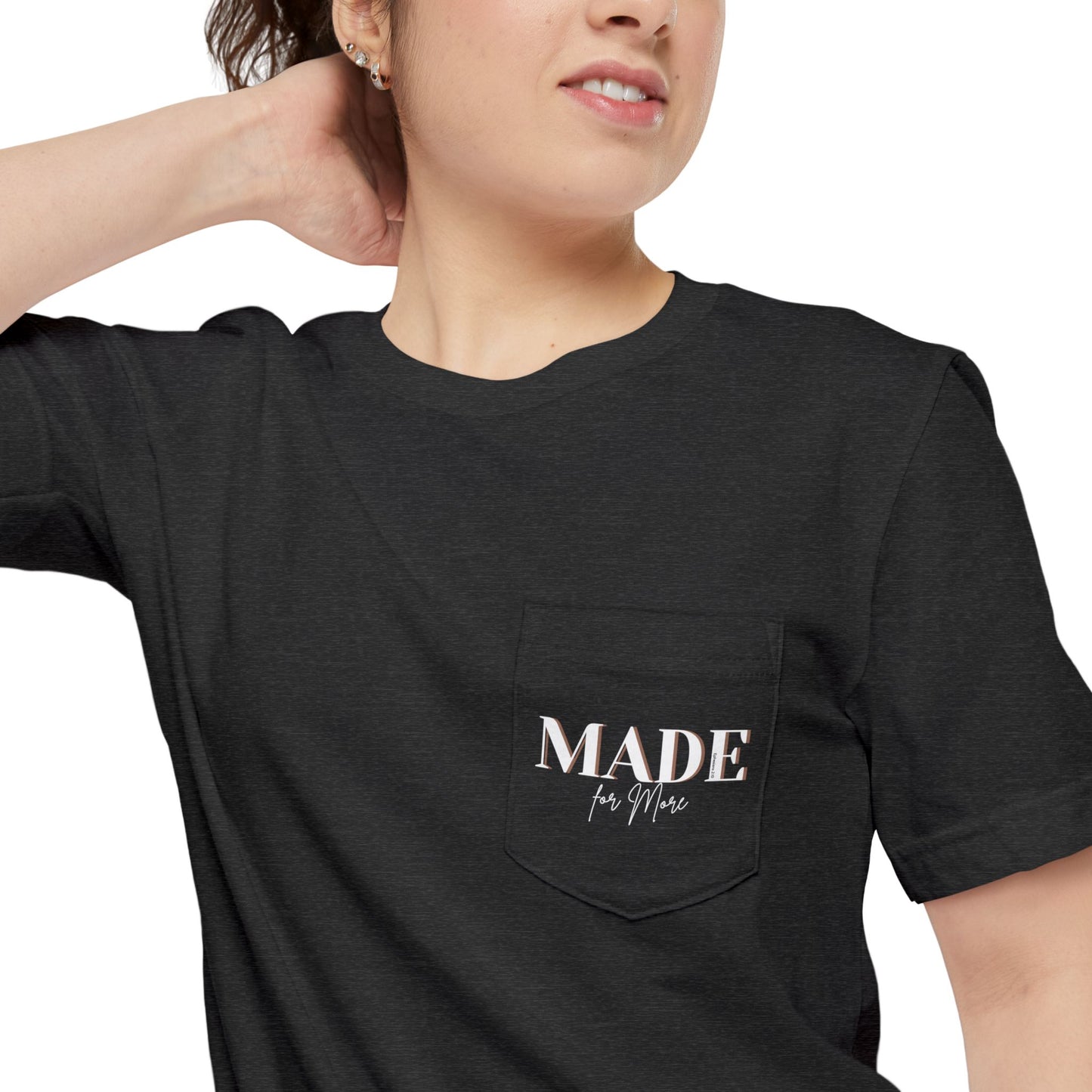 Wanderlust Pocket T-Shirt | Unisex Adventure Tee with Rose Design - DiRoMi