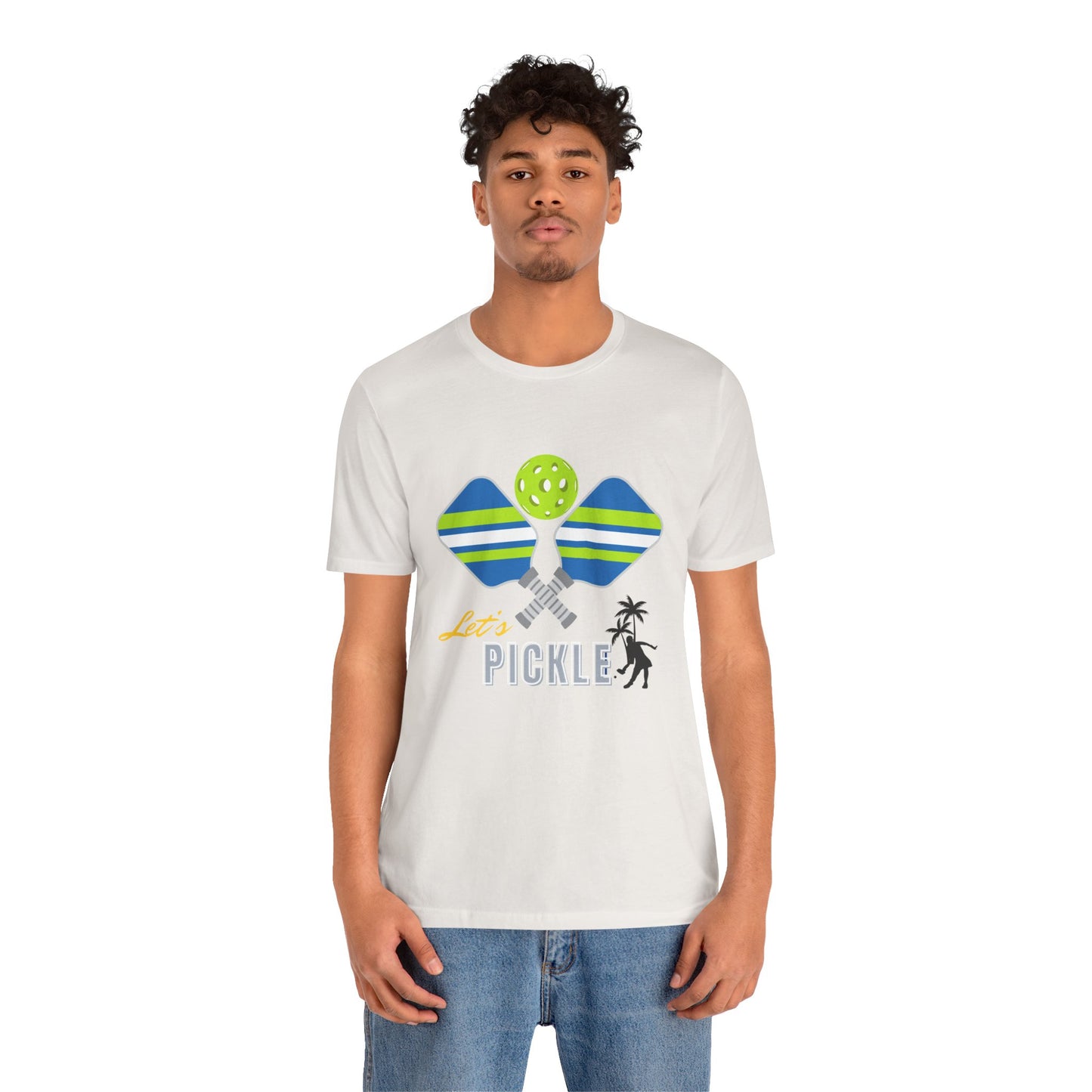 Let's Pickle! Unisex Short Sleeve Tee - Fun Pickleball T-Shirt for Sport Lovers - DiRoMi