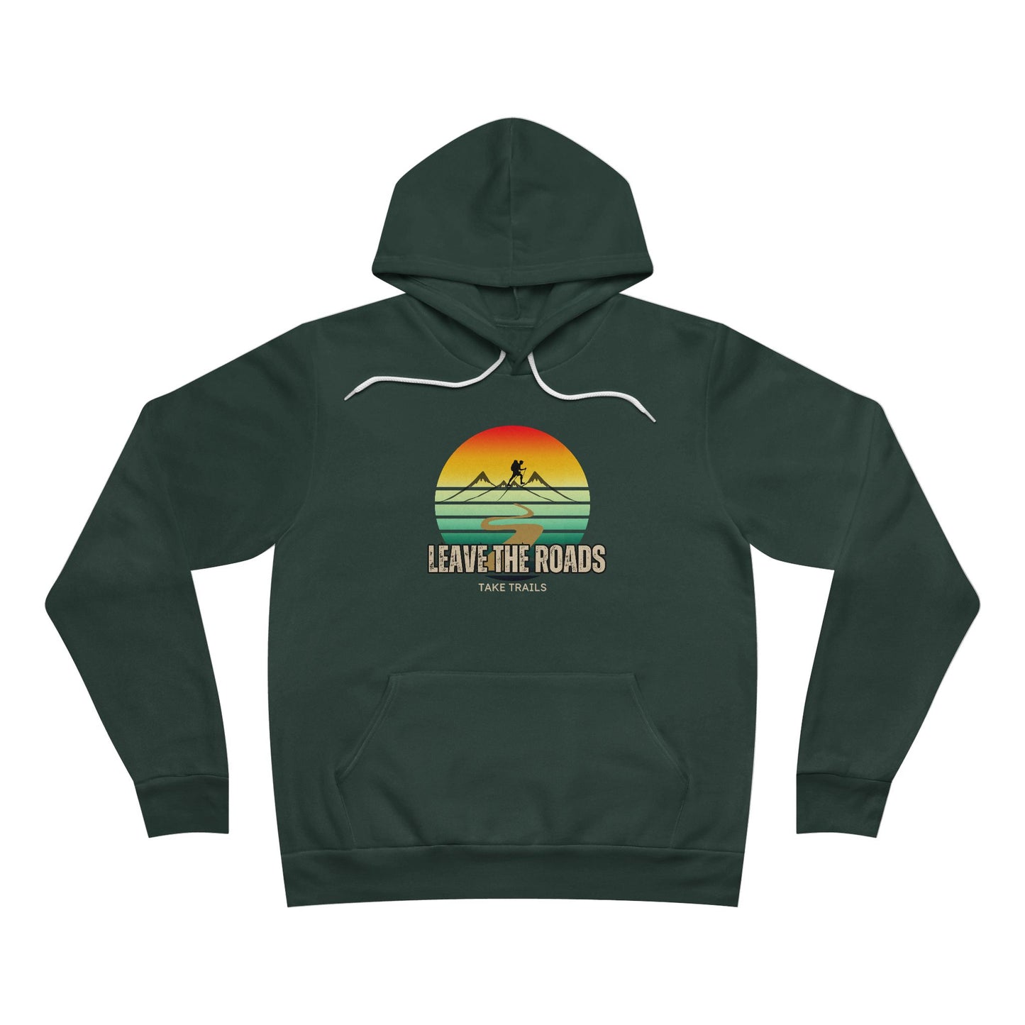Adventure Inspired Unisex Hoodie - 'Leave the Roads, Take Trails' - DiRoMi