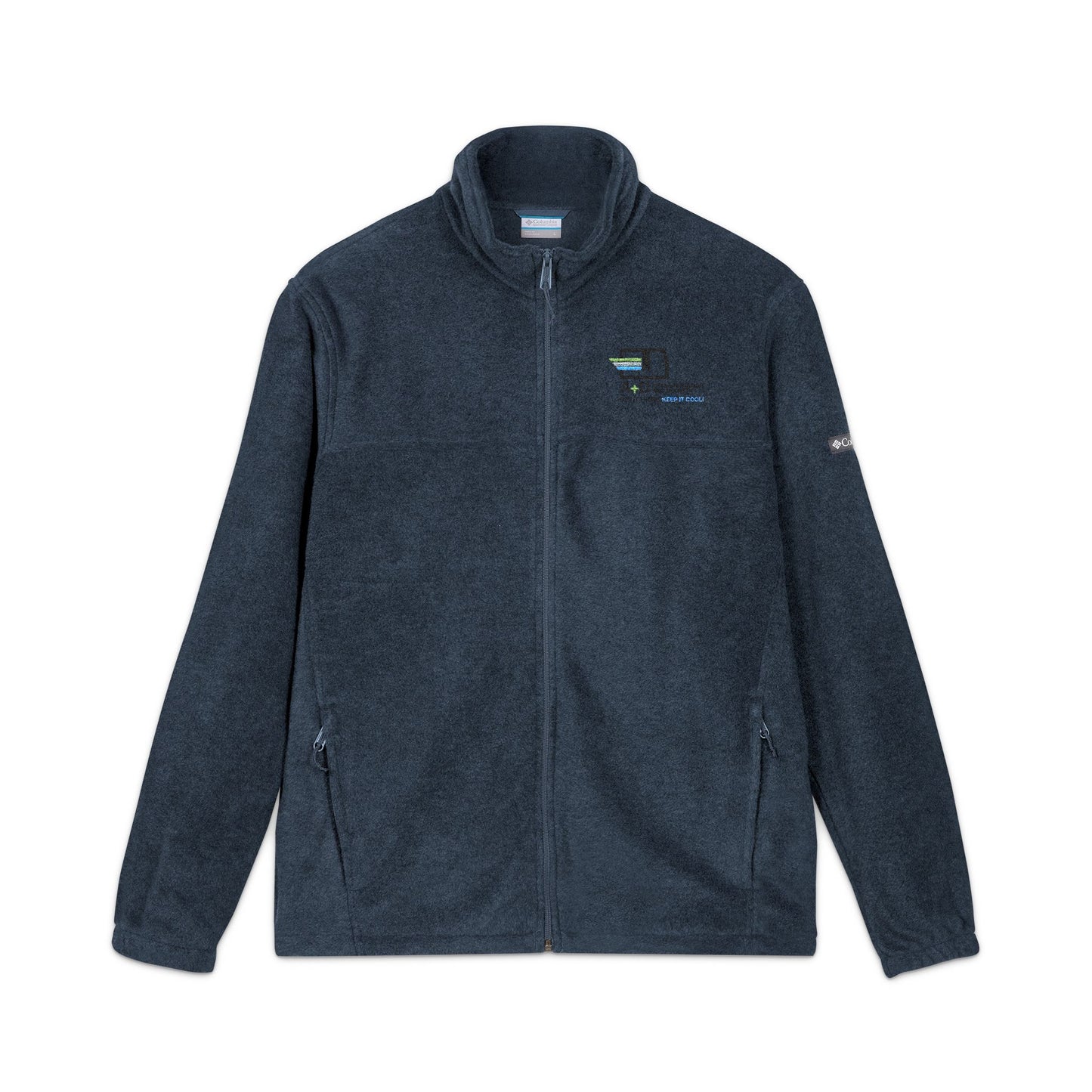 Embroidered Columbia Fleece Jacket