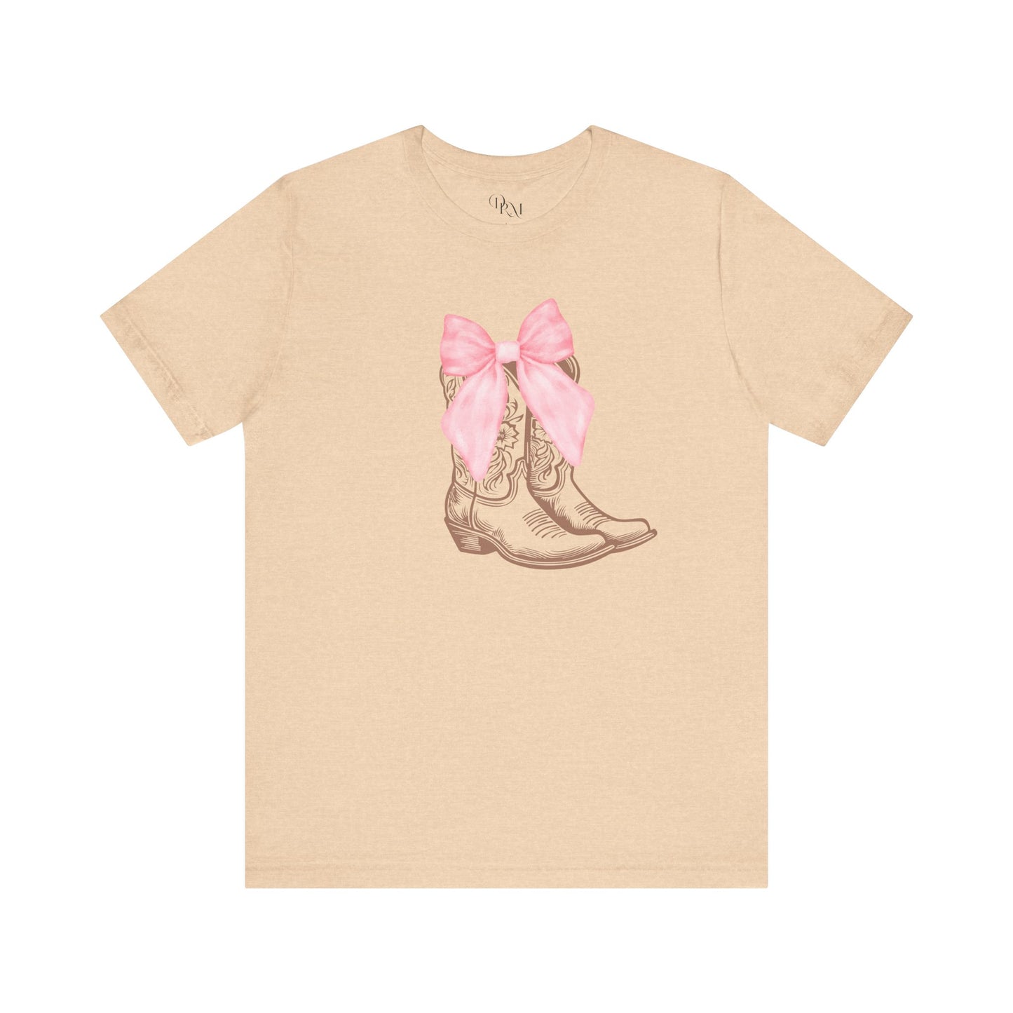 Cowgirl Boots Tee with Bow